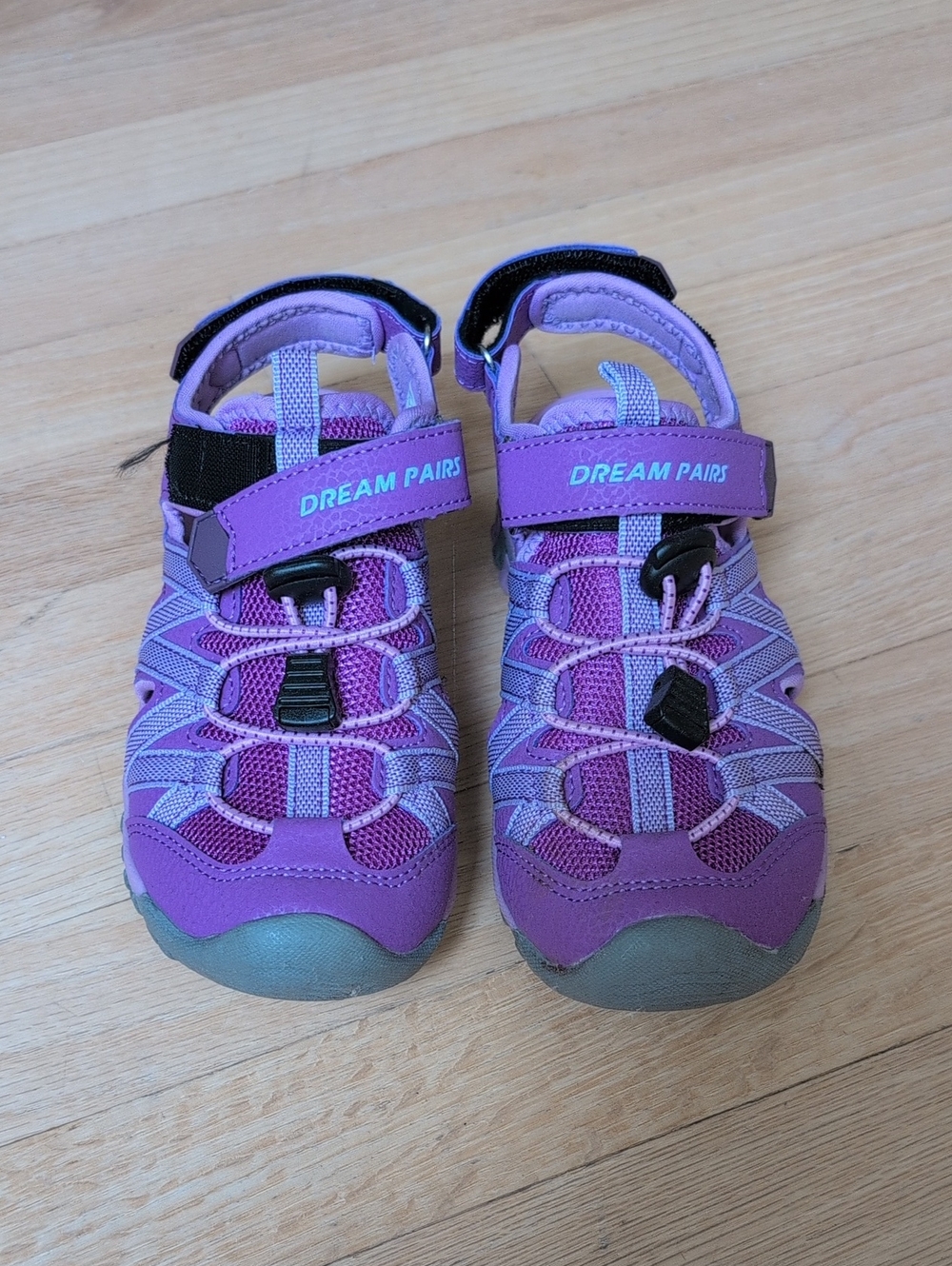 Dream Pairs Kids Lavender and Purple Closed-Toe Sandals